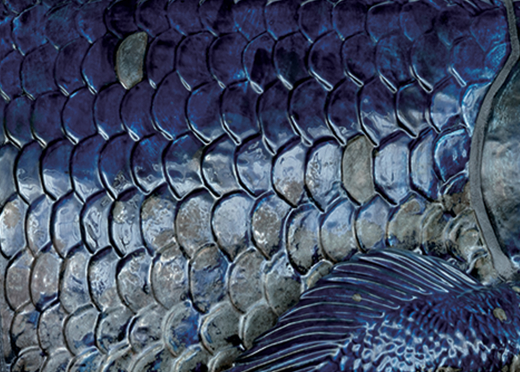 The Blue fish by Royal Copenhagen